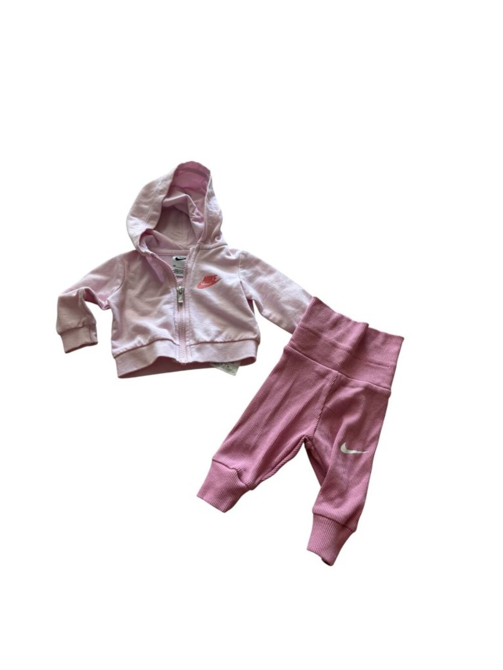 Nike Baby Girl Hoodie & Leggings Set 3 Months Pink 2 Piece Outfit